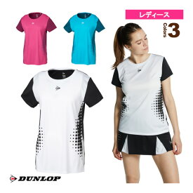 ゲームシャツ／レディース（DAP-1363W）《ダンロップ テニス・バドミントン ウェア（レディース）》