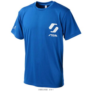 STIGA���ST�V���cJP-2 LOGO T SHIRT JP-2 ���j�Z�b�N�X�i1805-3001�^1805-3106�^1840-3604�j �X�e�B�K �싅�E�F�A�i�����Y/���j�j