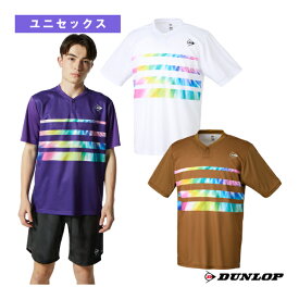 ゲームシャツ／ユニセックス（DAP-1402）《ダンロップ テニス・バドミントン ウェア（メンズ/ユニ）》