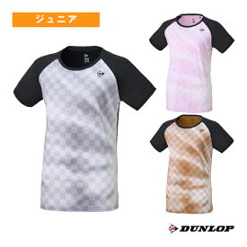 ゲームシャツ／ガールズ（DAP-1420W）《ダンロップ テニス ジュニアグッズ》