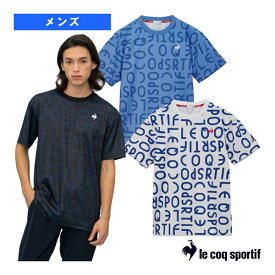 サンスクリーン／グラフィックシャツ／メンズ（QMMXJA02）《ルコック オールスポーツ ウェア（メンズ/ユニ）》