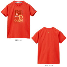 LCS プリューム／ニット 半袖Tシャツ／ルフフォルム／レディース（QMWXJA02）《ルコック オールスポーツウェア（レディース）》