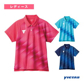V-LGS415／ゲームシャツ／レディース（512405）《ヴィクタス 卓球ウェア（レディース）》
