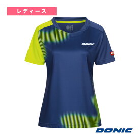 DONICシャツ ピーク／レディース（GL146）《DONIC 卓球 ウェア（レディース）》