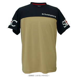 スリーブロゴプラクティスシャツ メンズ STC-BEM1443 セントクリストファー テニスウェア(メンズ/ユニ)