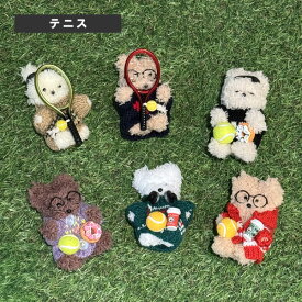 くましゃんテニスチャーム DMM-TK002《その他 テニスアクセサリ・小物》