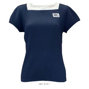 クリスタルプリーツスクエアネックゲームシャツ レディース STC-BEW6503 セントクリストファー テニスウェア(レディース)