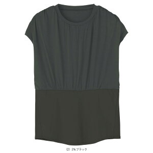 GSt@[XgcA[V[gX[uMU[Vc GS 1st TOUR SS Gathered Shirt fB[X EW024111AS GbZ ejXEFAifB[Xj