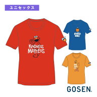 2026年10月下旬【予約】GOSEN×SESAME STREET プラクティスシャツA ユニセックス LSS01 ゴーセン テニス…