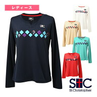 長袖Tシャツ レディース STC-BFW6017 セントクリストファー テニスウェア（レディース）