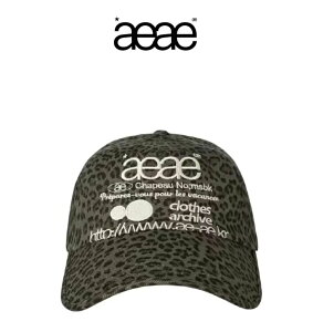 ���z�������� aeae WEB LOGO LEOPARD CAP AE44FUCA008 ���I�p�[�h�� �[�߃t�B�b�g�ŏ��猩�� ���߃x���g�ŉ��K �y�ʂŒʋC���ǍD ���̎h�J���S �J�[�u�h�o�C�U�[ ���j�Z�b�N�X �R�[�f�ɉf����f�C���[