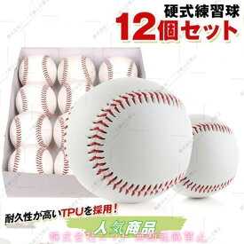 ニット硬式野球ボール 12個セット 練習用 硬式球 バッティング練習 キャッチボール トスバッティング ティーバッティング ゴロ捕球