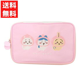 CW マルチポーチ ちいかわ うさぎ ハチワレ ピーチシリーズ 小物入れ ケース 収納 ポーチ 仕分け ポケット