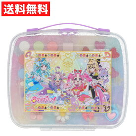 プリキュア メイクパレットセット 名探偵プリキュア！ コスメシリーズ キッズコスメ リップ チーク アイシャドウ アクセサリー リップグロス グロス ヘアゴム メイクブラシ チップ キッズコスメ 子供 こども メイク プレゼント 粧美堂子供用化粧品