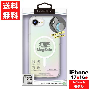 iPhone 17e 16e�p MagSafe �Ή� �n�C�u���b�h�P�[�X �I�[���� �}�O�Z�[�t TPU �A�C�t�H�� �ϋv�� �X�g���b�v�z�[��