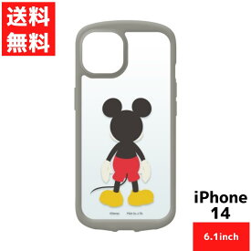ディズニー iPhone 13 14 クリアタフケース ミッキーマウス 6.1インチ アイフォン スマホ カバーdisney ストラップホール付き