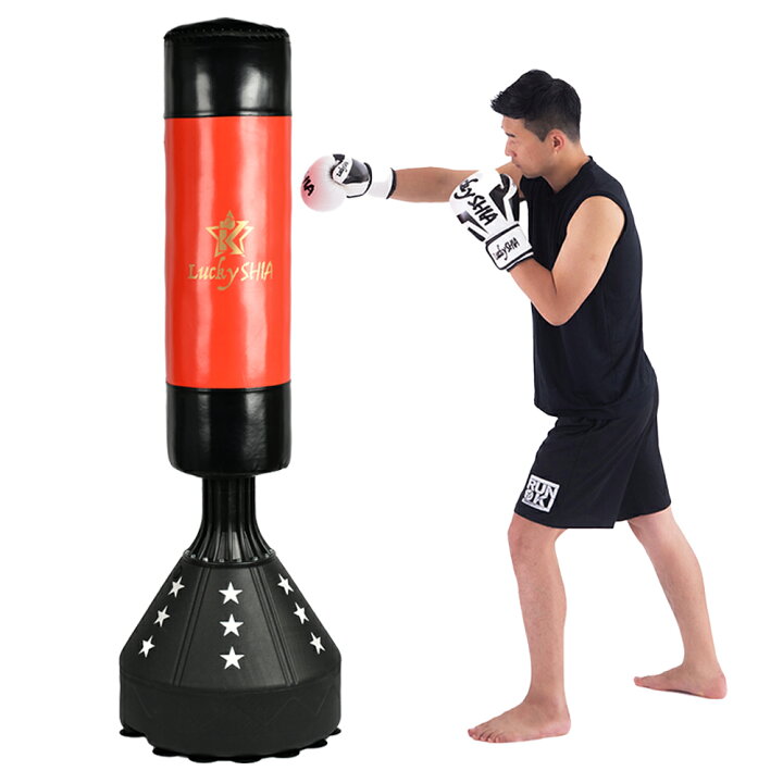 楽天市場】【日本検品/グローブ付】 サンドバッグ 160cm 自宅 自立型 