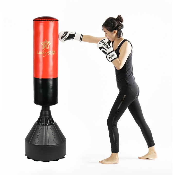 楽天市場】【日本検品/グローブ付】 サンドバッグ 170cm 自宅 自立型 