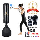 ★14日発送★【★マラソン特別企画価格★サンドバッグ163cmグローブ付き】【日本検品】サンドバッグ 自宅 スタンド 自…