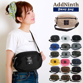 ミニショルダー アドナインス Addninth 定番 ポリキャンバス ボア 2way ショルダーバッグ ポシェット ポーチ クラッチ ママ ショルダー カジュアル レディース メンズ 斜めがけ 軽い 軽量 ミニ 小さめ かわいい お