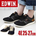 EDWIN メンズ スニーカー 7643 定番 ローカットスニーカー 軽量 軽い エドウィン ローカット シンプル おしゃれ キャンバススニーカー 高校生 大学生 社会人 大人 履きやすい 歩きやすい 靴 くつ シューズ メンズファッション メンズ靴