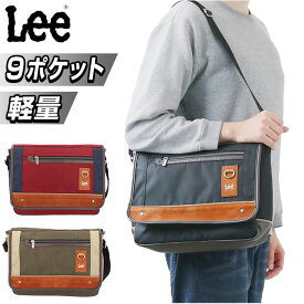 Lee ショルダーバッグ リー 320-3743 定番 メンズ ショルダー バッグ ショルダーバック 大きめ 斜めがけ 通勤 通学 大容量 A4 かっこいい おしゃれ 旅行 シンプル 30代 40代 50代 ブランド creature クリーチャー メンズバッグ