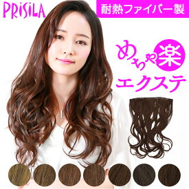 プリシラ エクステ TX-26 PRISILA 定番 付け毛 つけ毛 ヘアエクステ エクステンション ロング 大人 ワンタッチ インナー パッチン 自然 耐熱 めちゃ楽エクステ リラックスカール ロングカール ヘアケア スタイリング レディースヘアケア