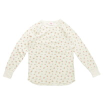 小花柄 jemorgan サーマル 花柄 JEMORGAN 花柄 総柄 ワッフル 長袖 Tシャツ レディース サーマルロンT サロンハミュー Salong hameu