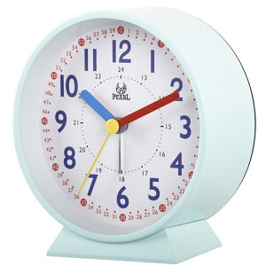 目覚まし時計 子供 定番 アラーム 置時計 知育時計 時計 とけい アラームクロック 電池式 目覚し時計 めざまし時計 ライト 発光 勉強 かわいい おしゃれ シンプル アナログ 誕生日 お祝い 入