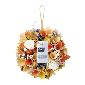 ナチュラル リース Sサイズ 玄関 S 定番 飾り フラワーギフト 造花 フェイクフラワー アートフラワー アートフラワーリース クリスマスリース アレンジ インテリア おしゃれ かわいい 可愛い