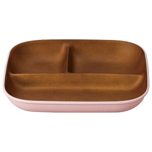 イッソエッコ issoecco 木目 ワンプレート L 定番 お皿 皿 おさら 仕切り皿 ランチプレート 木目食器 木目ワンプレート 食器 スタッキング 仕切り レンジ対応 食洗機対応 スクエア レンジOK レン