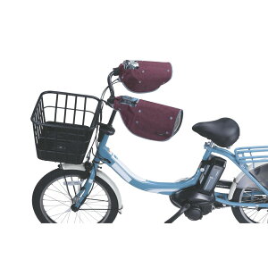 自転車 ハンドルカバー オールシーズン デニム 定番 防水加工 電動アシスト ハンドル カバー 撥水 インナー ボア 着脱 透明窓付き 反射材付き 面ファスナー 雨の日 梅雨 防寒 ママチャリ 川