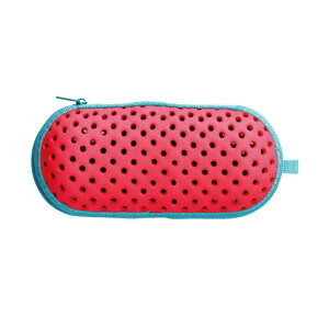 ゴーグルケース 水泳 定番 ゴーグル ケース Sサイズ 子供 換気穴 水が切れる 収納 ポーチ 競泳 水泳 ジュニアゴーグル向け SA-141S スイムゴーグルケース デミストホルダー付き ファスナータイ