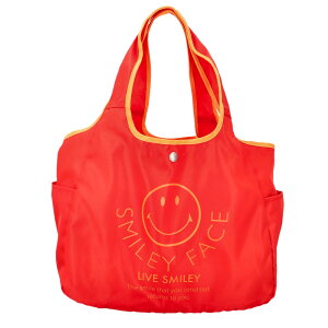 SMILEY FACE スマイリーフェイス トートバッグ 定番 トートバック ショッピングトートバッグ ショッピングトートバック トート 手提げ エコバッグ エコバック 肩掛け 買い物袋 収納力 かわいい