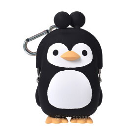 シリコン がま口 キャラクター 定番 シリコン財布 がま口財布 シリコンポーチ がま口ポーチ 小銭入れ ポーチ 小物入れ がまぐち かわいい カラビナ付き とり 鳥 トリ 可愛い 3D POCHI Friends 3Dポチフレンズ レディースコインケース