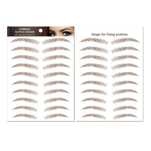 眉毛シール アイブロウ 眉毛 定番 ステッカー 眉毛ステッカー アイブロー アートメイク アートメイクシール 眉シール タトゥーシール アイブロウパッチ メイク メイクツール 簡単 眉ステッ