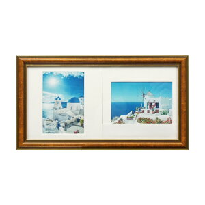 フォトフレーム L判 2枚 定番 フォトスタンド フォト フレーム 万丈 タテ・ヨコ自在フレーム 写真立て 写真 スタンド 2面 横長 縦長 立て掛け 壁掛け 額縁 おしゃれ オシャレ シンプル アート