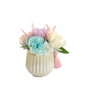 プリザーブドフラワー 仏花 お供え 定番 ブリザーブドフラワー ブリザードフラワー 仏壇用 プリザードフラワー仏壇 フラワーアレンジメント ルミエール デュ クール お供え花 ぶりざーぶど