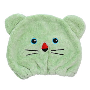 タオルキャップ 子供 通販 キャラクター キッズ 女の子 男の子 ヘアドライタオル ヘアドライキャップ かわいい 帽子タイプ アニマル 猫 ねこ ネコ スイミング プール 海 水泳 海水浴 お風呂