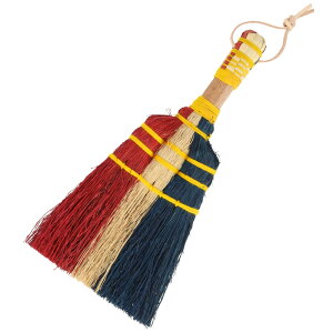 ほうき 室内 定番 掃除グッズ 掃除 ミニ ホウキ かわいい 可愛い Broom ブルーム 室内 ポップ 玄関 子供 天然素材 おしゃれ オシャレ ナチュラル ブラウン ミックス グレー ブラック トリコロー