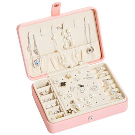 ジュエリーボックス 大容量 定番 リング入れ ネックレス入れ 小物入れ 携帯用 携帯 アクセサリーケース ピアスケース ジュエリーケース アクセサリーボックス ボックス ケース 旅行用 旅行 コンパクト 収納 持ち運