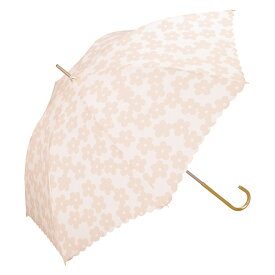 ワールドパーティ WPC 傘 レディース ブランド 長傘 定番 雨傘 58cm 晴雨兼用 手開き 軽量 丈夫 UVカット 持ちやすい キャットテール スナップボタン 撥水 かわいい ナチュラル 春 カジュアル かさ カサ 通勤 通学 High Standard
