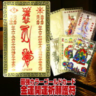 財布に入れて運気上昇 御守り＜最強レベル 金運 開運 ゴールドカラー カード護符＞10069139【風水 お守り…