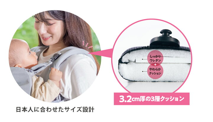 楽天市場】【小柄なママにフィットする抱っこ紐】 angelette アンジェ 