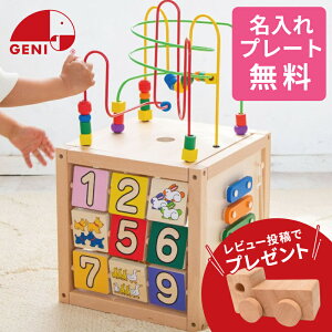 【名入れ・ラッピング無料】【レビュー特典】 Ed.Inter エド・インター GENI ジェニ 森のあそび箱 カタチ 数あそび 森のあそび道具 型はめ 知育玩具 学習玩具 パズル 木琴 ルーピング 迷路 木製