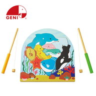 【ラッピング無料】 Ed.Inter エド・インター GENI ジェニ 2層パズル フィッシング 木のパズル 知育玩具 …