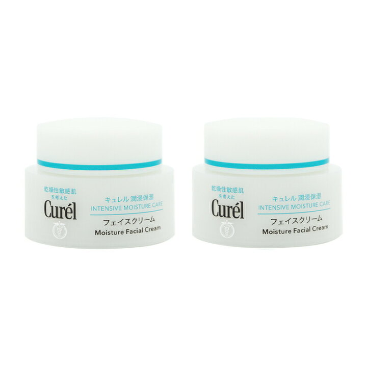 楽天市場】[2個セット]Curel キュレル 潤浸保湿フェイスクリーム 40g 