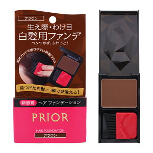 PRIOR �v���I�[�� �w�A�t�@���f�[�V���� �u���E�� ���R�Ȓ��F 3.6g �є����F�� �����p�t�@���f �����B�� �t���[�����O���[���̍���[�M�t�g���b�s���O�Ή�]