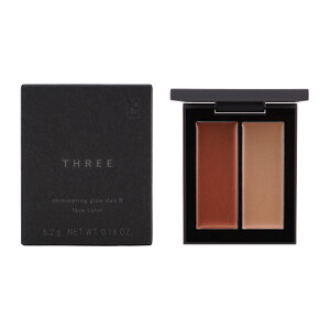 THREE �X���[ �V�}�����O �O���[ �f���I R 01 �����p�t�F�C�X�J���[ 5.2g �`�[�N�x�[�X �n�C���C�g ���F�� �c�� ���C�N�A�b�v [�M�t�g���b�s���O�Ή�]