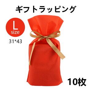 [10�Z�b�g]�M�t�g���b�s���O [���b�hL 31*43] ���b�s���O�� �s�D�z �v���[���g � wrapping �a���� �o�[�X�f�[ ��̓� �h�V�̓� �N���X�}�X ���j�� ���蕨